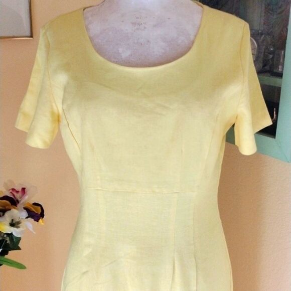 Chadwicks of Boston Linen Blend Dress - Picture 2 of 9